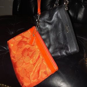 Coach Signature Wristlet